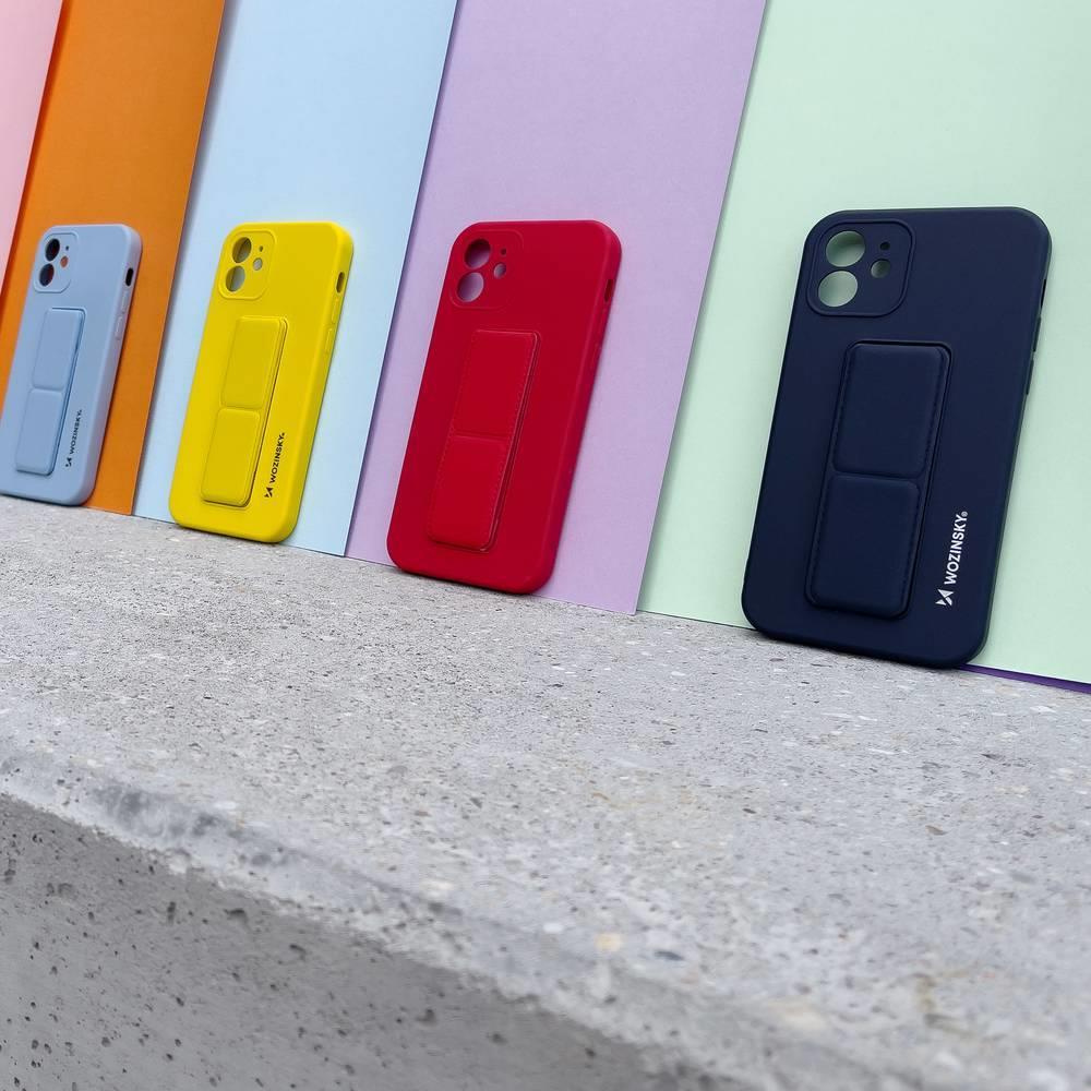 Wozinsky kotelo Kickstand Samsung Galaxy S21 Ultra 5G - tummansininen
