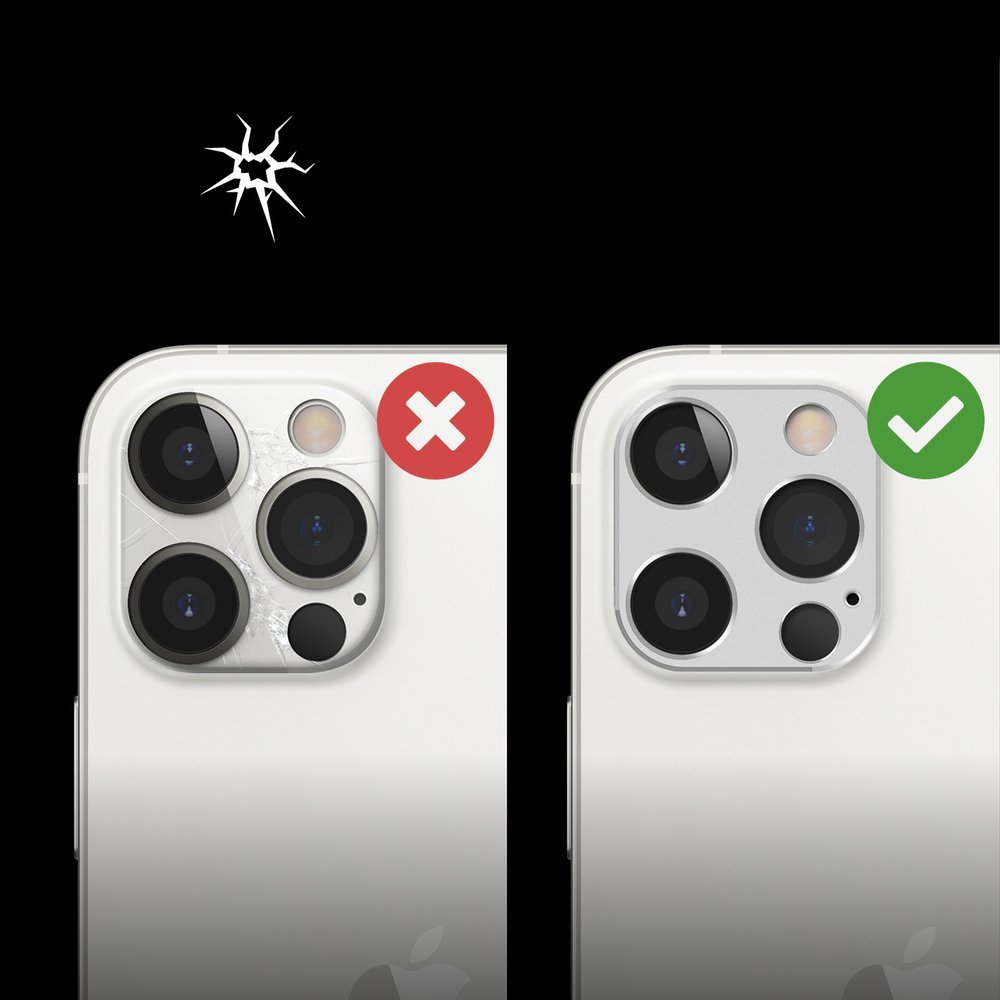 Ringke Camera Styling super kestävä takakameran suojus Apple iPhone 12 Pro Max - harmaa