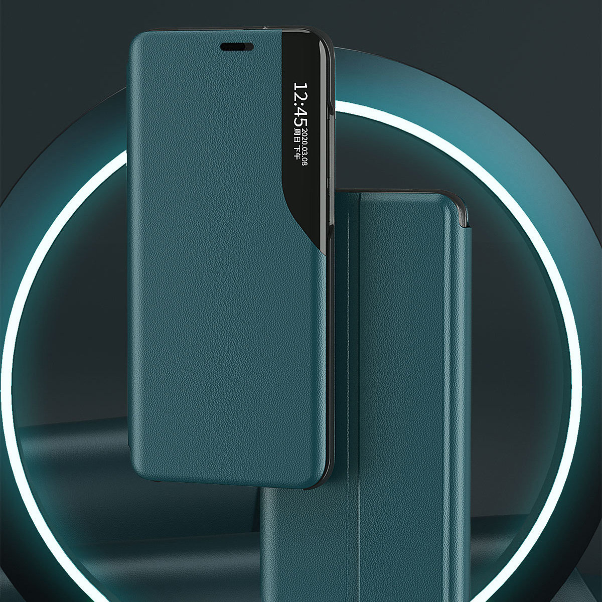 Tyylikäs kirjakotelo View Case Apple iPhone 13 Mini - punainen