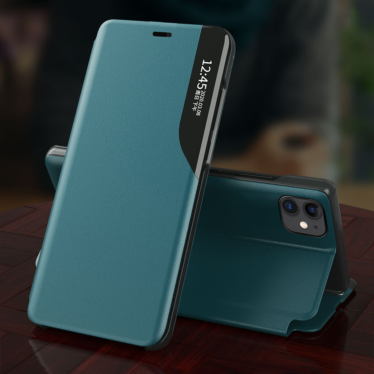 Tyylikäs kirjakotelo View Case Apple iPhone 13 Mini - punainen