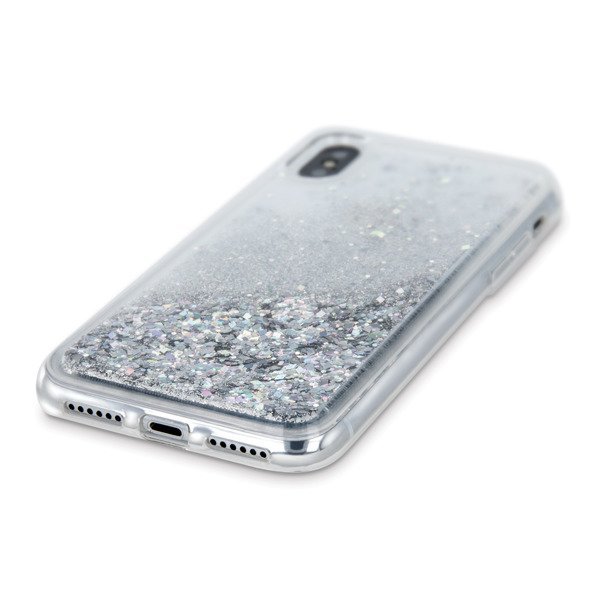 Kimallekuori Samsung Galaxy A01 - hopea