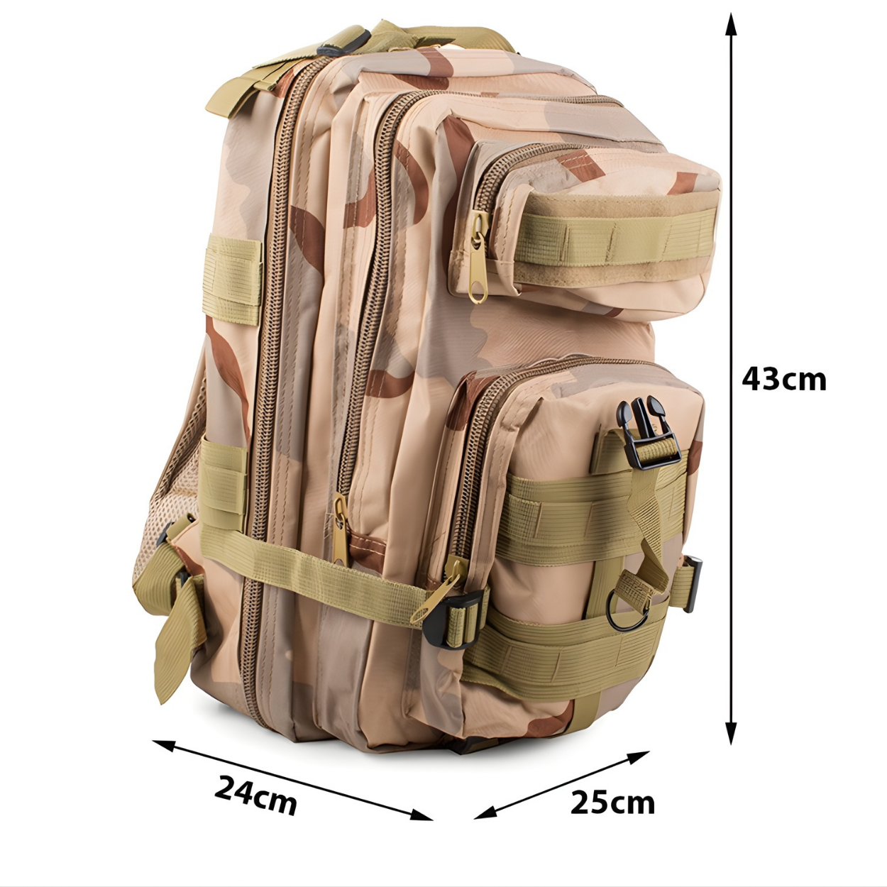 Taktinen reppu 30L - Ruskea