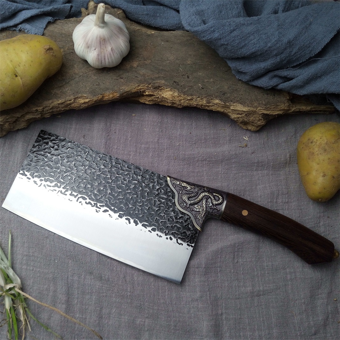 Keittiöhakkuri DR-13956 - Big Cleaver/Ruskea