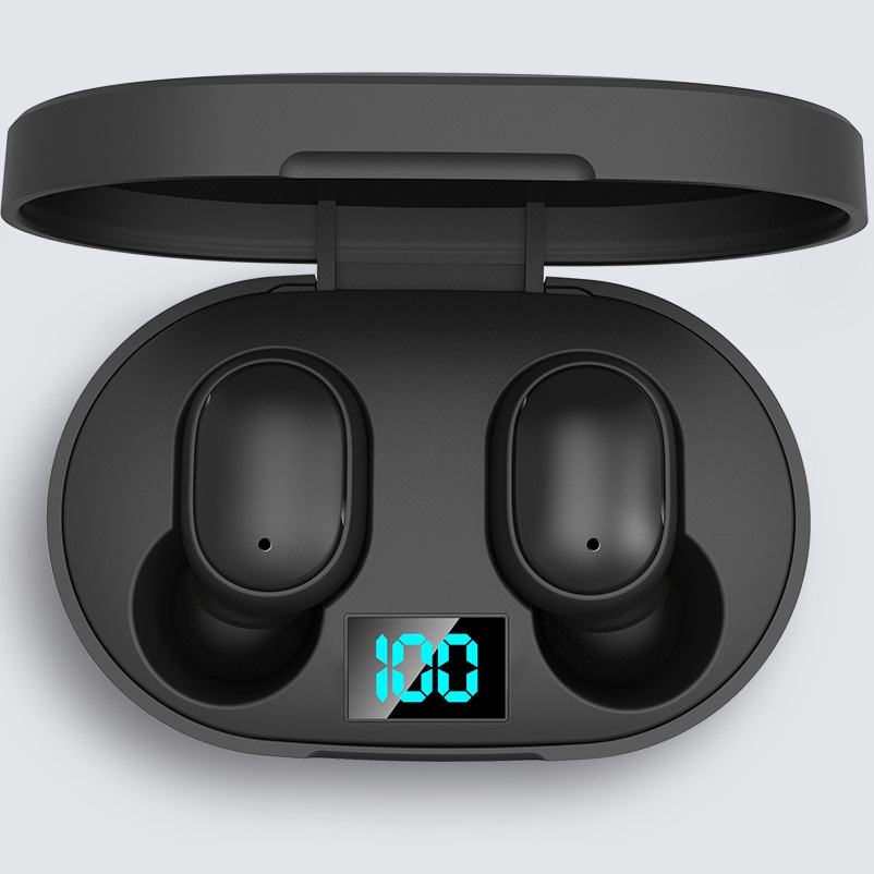 Langattomat bluetooth-kuulokkeet E6S - Musta