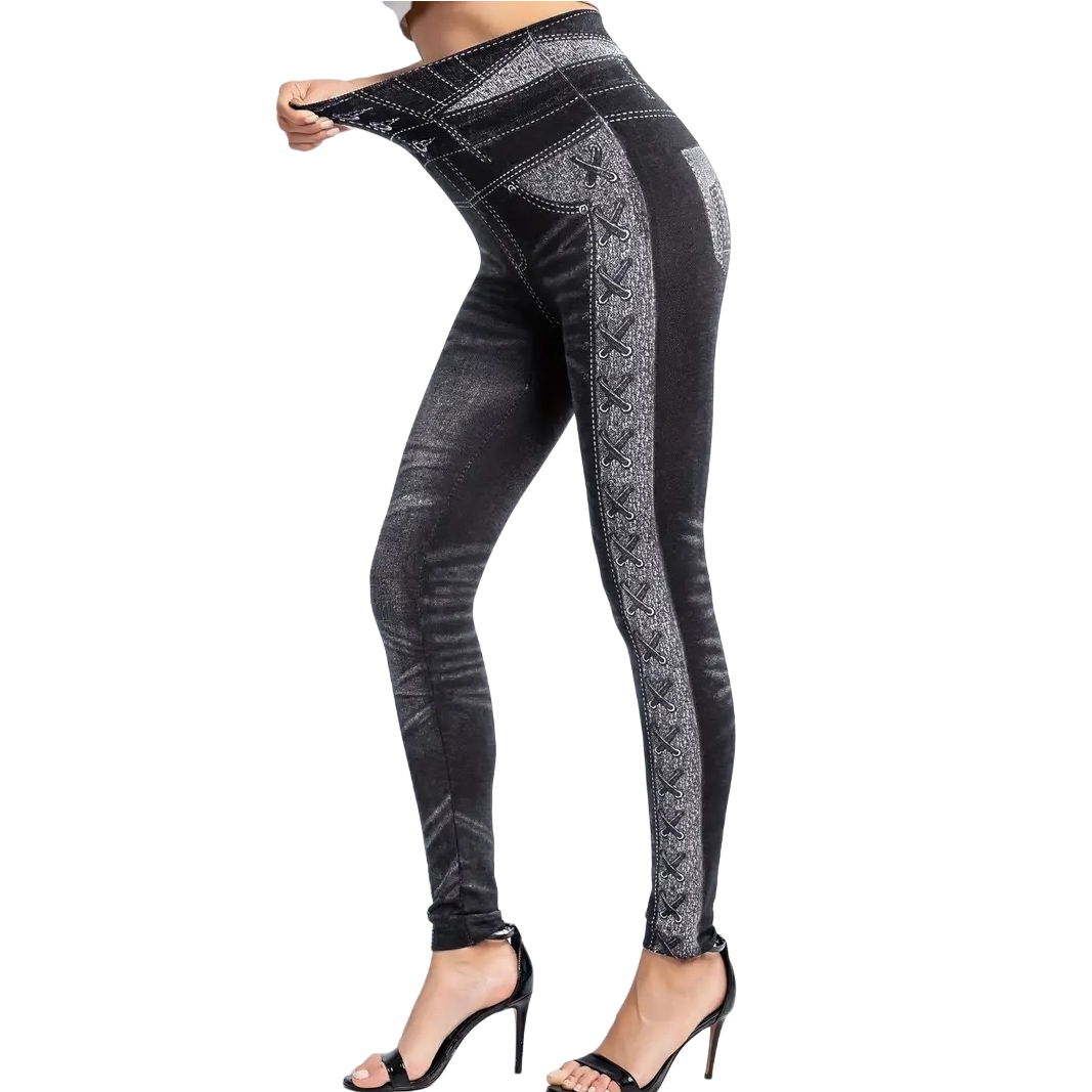 Leggingsit CA-30359 - Musta / M
