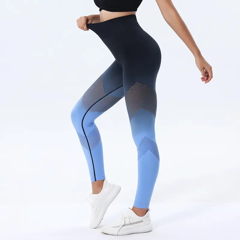Push Up Leggingsit DY-24924 - Sininen / M
