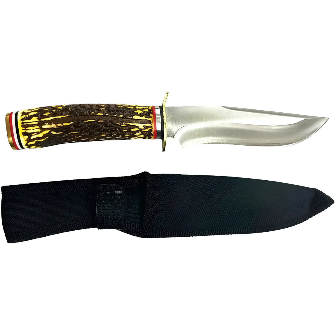 Outdoor-veitsi UD - 40339 - Ruskea / Keltainen