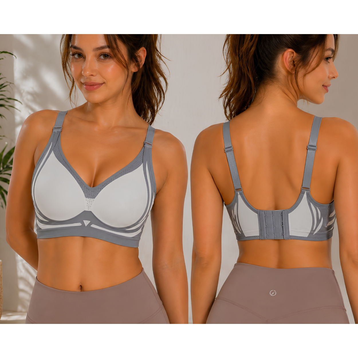 Naisten urheiluliivit QS - 40943 - Harmaa / XXL