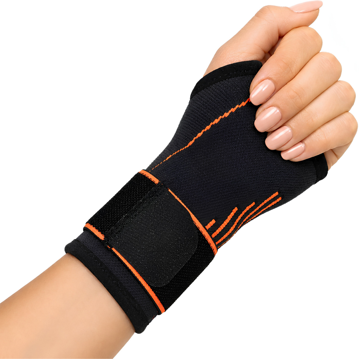 Ranteen kompressioside YD-40900 - Harmaa/Oranssi