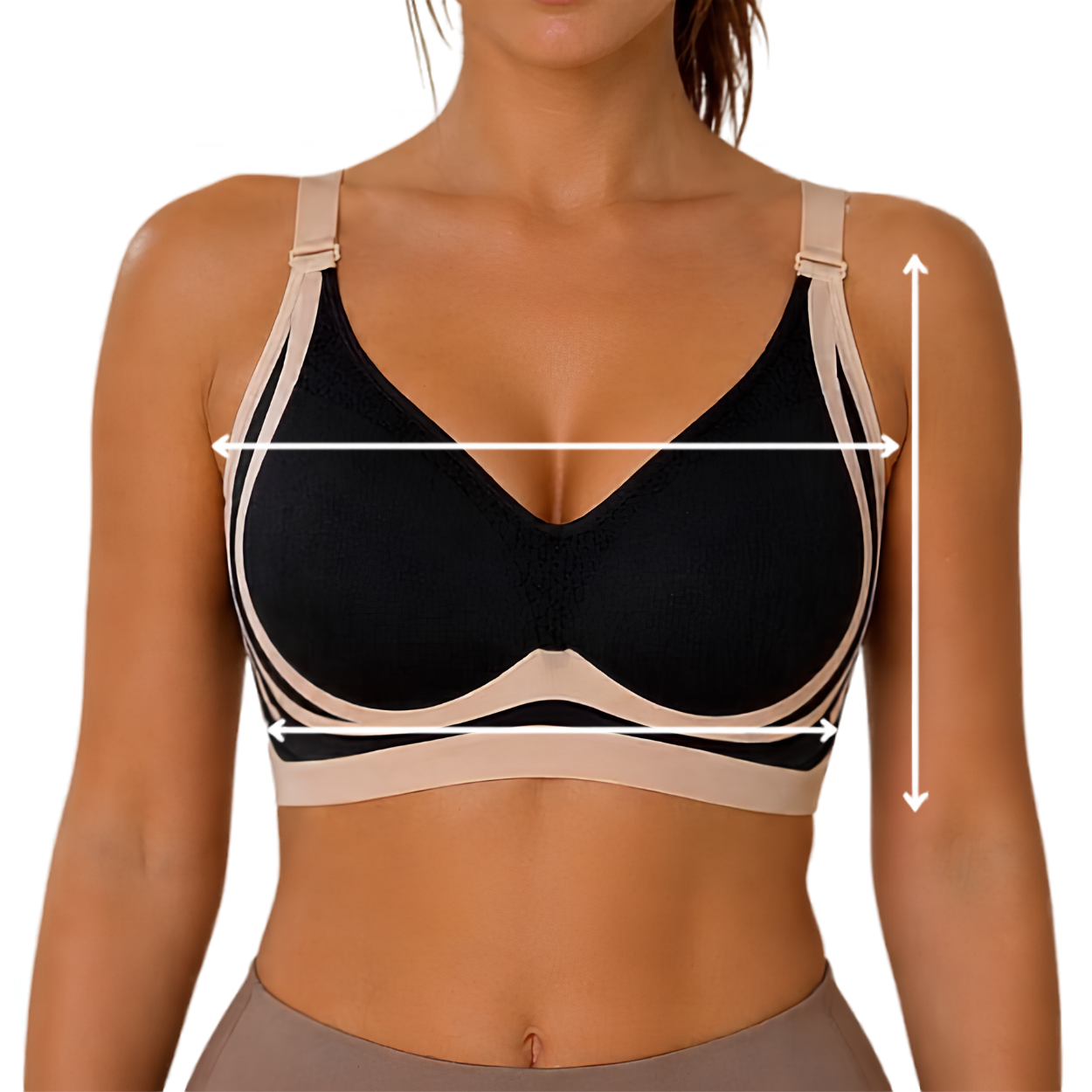 Naisten urheiluliivit QS - 40943 - Harmaa / XXL