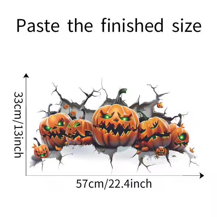Seinätarra / Tapetti Pumpkins / Tyyppi2