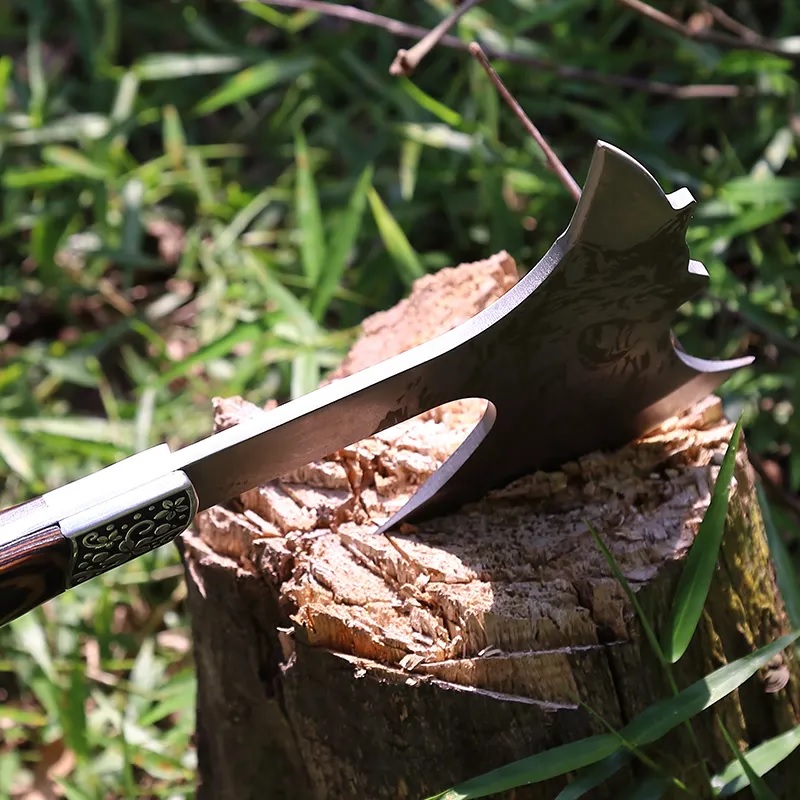 Outdoor-kirves Wolf - Ruskea
