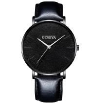 Kello SI-15455 - Musta / Hopea