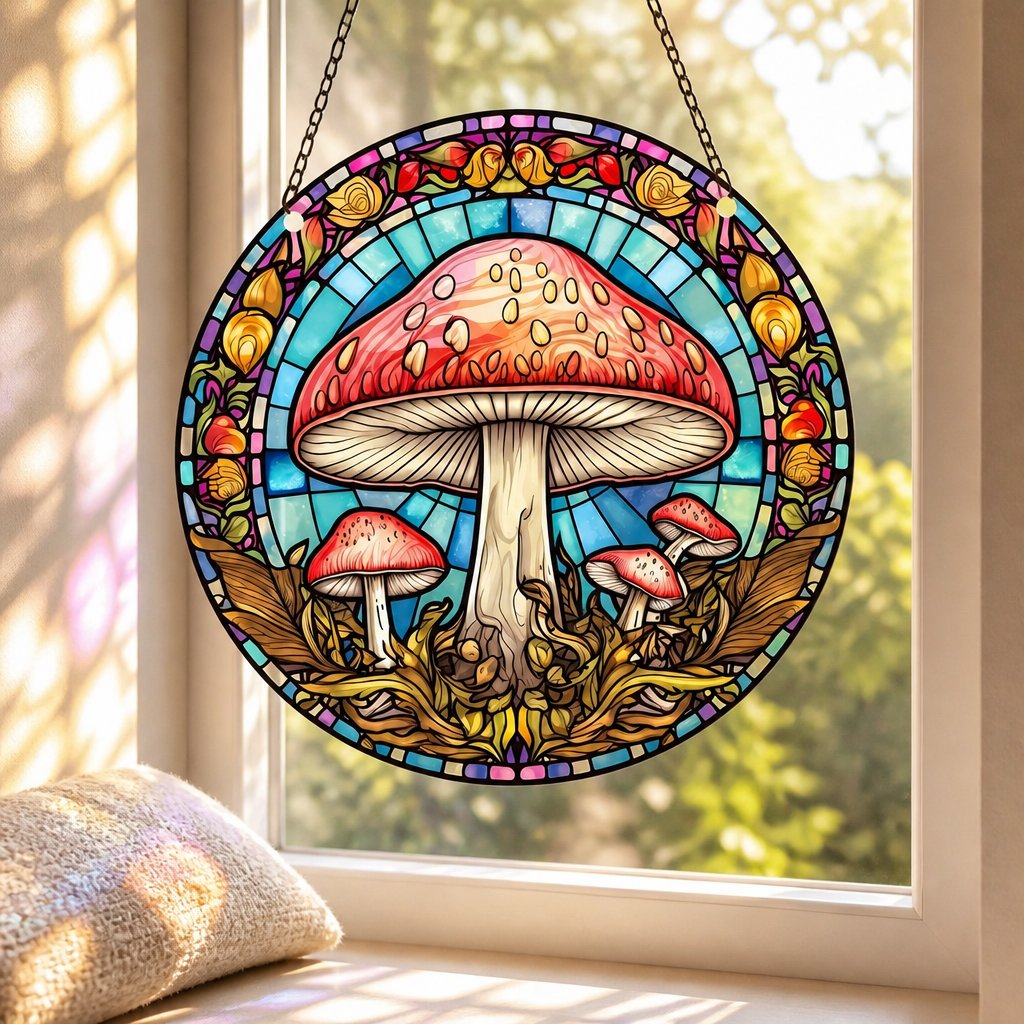 Auringonsieppari - Mushrooms / Tyyppi7 / XL